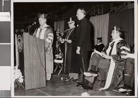 Photograph of Nevada Southern University commencement, Las Vegas, May 09, 1973