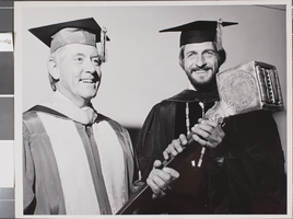 Photograph of Nevada Southern University presidential inauguration, Las Vegas, circa 1970s
