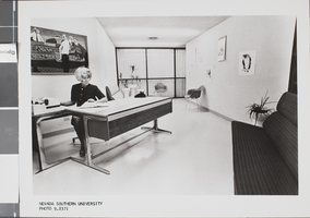 Photograph of James Dickinson Library, circa 1967-1969