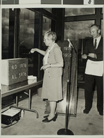 Photograph of Cornerstone ceremony, Las Vegas, 1976