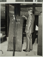 Photograph of Cornerstone ceremony, Las Vegas, 1976