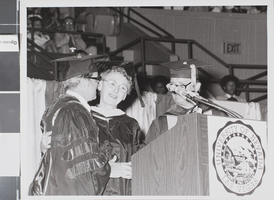 Photograph of commencement for the University of Nevada, Las Vegas, 1979