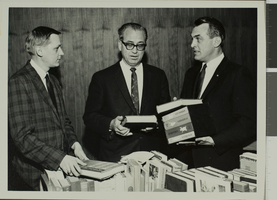 Photograph of Harold H. J. Erickson and others, University of Nevada, Las Vegas, February 24, 1967