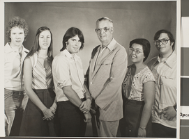 Photograph of Phi Lambda Alpha officers, University of Nevada, Las Vegas, 1977-1978