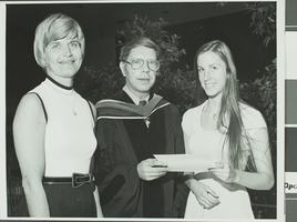 Photograph of Phi Lambda Alpha officers, University of Nevada, Las Vegas, 1977-1978