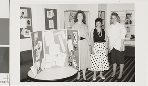Photograph of library exhibit, University of Nevada, Las Vegas, August 1989