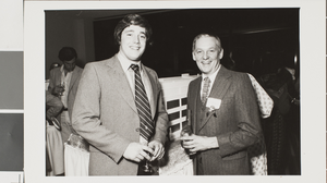 Photograph of individuals at James Dickinson Library, University of Nevada, Las Vegas, October 10, 1981