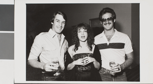 Photograph of individuals at James Dickinson Library, University of Nevada, Las Vegas, October 10, 1981