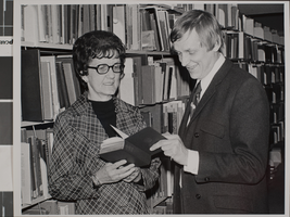 Photograph of Marion Board Layman and Harold Erickson, University of Nevada, Las Vegas, circa 1970s