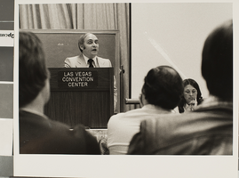 Photograph of Dr. Robert Glennen at APGA Conference, University of Nevada, Las Vegas, April 04, 1979
