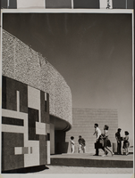 Photograph of James R. Dickinson Library, Nevada Southern University, circa early 1960s