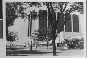 Photograph of Flora Dungan Humanities Building, University of Nevada, Las Vegas, circa early 1970s
