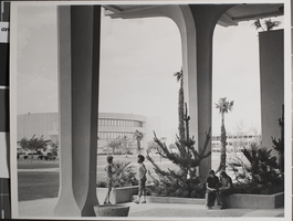 Photograph of James R. Dickinson Library, University of Nevada, Las Vegas, September 1972