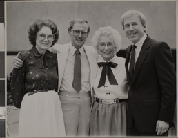 Photograph of dedication/cornerstone ceremony, University of Nevada, Las Vegas, October 07, 1984