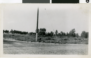 Photograph of the corner of 6th and Charleston Street, Las Vegas, early 1900s