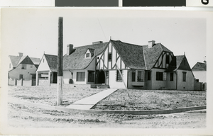 Photograph of east-north exposures post construction, Las Vegas, early 1900s