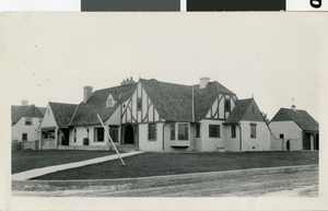 Photograph of east-north exposures with sod, Las Vegas, early 1900s