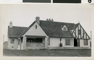 Photograph of eastern exposure facing front door, Las Vegas, 1947