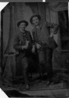 Photograph of Elmer Nelsmon Ham and friend, circa 1800s