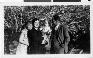 Photograph of Nana, Bess, John and Clyde Pembroke, circa early to mid 1900s