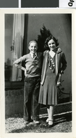 Black-and-white photograph of Myrtle and Russell Taylor, circa early to mid 1900s