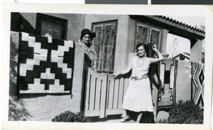 Photograph of Clara Breeze and Hariette Balcomb, circa early to mid 1900s
