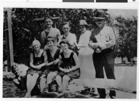 Photograph of Swimmers at Ladd's Resort, Las Vegas, circa early to mid 1900s