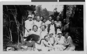 Photograph of a group of women, Las Vegas, circa early to mid 1900s