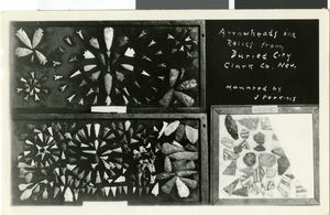 Photograph of relics from Buried City, Clark County, Nevada, circa 1920s-1940s