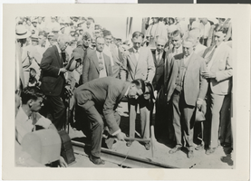 Photograph of the Completion Ceremony for Black Canyon, September 17, 1930