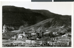 Postcard of Scotty's Castle, Death Valley, California, circa 1930s