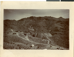 Photograph of a mine in an unknown location, circa early 1900s