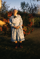 Slide of a woman, circa fall of 1955