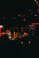 Slide of Fremont Street at night, Las Vegas, December 1955