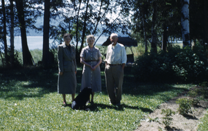 Slide of group of people, circa mid to late 1900s