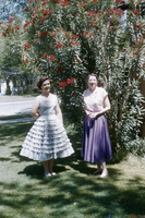 Slide of Maurine Wilson and woman, 1954