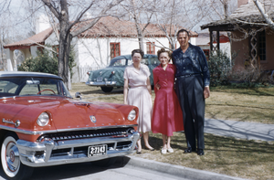 Slide of Maurine Wilson and others, circa 1950s