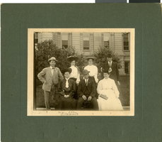 Photograph of Mary Ellen Hubbard and others, circa late 1800s to early 1900s