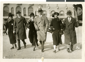 Photograph of Fleming and Ida Hubbard at J. C. Penney convention, Atlantic City, New Jersey, circa early 1900s