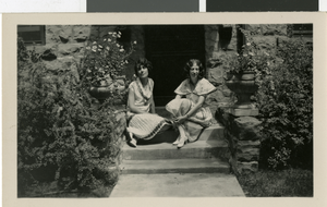 Photograph of Maurine H. Wilson and other Martha Burgelin in Canon City, Colorado, circa 1920s