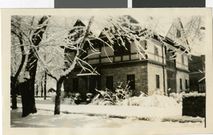 Photograph of the Hubbard home in Canon City, Colorado, March 4, 1929