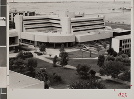 Photograph of Frank and Estella Beam Hall, University of Nevada, Las Vegas, 1984