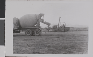 Photograph of Maude Frazier Hall construction, Nevada Southern University, circa 1957