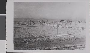 Photograph of Maude Frazier Hall construction, Nevada Southern University, circa 1957