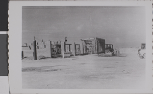 Photograph of Maude Frazier Hall construction, Nevada Southern University, circa 1957
