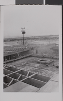 Photograph of Maude Frazier Hall construction, Nevada Southern University, circa 1957