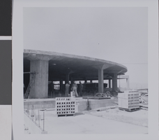 Photograph of James R. Dickinson Library construction, Nevada Southern University, circa 1960-1961