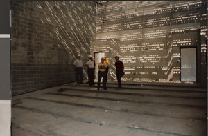 Photograph of construction workers, University of Nevada, Las Vegas, circa 1991-1992