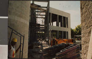 Photograph of exterior construction, University of Nevada, Las Vegas, circa 1991-1992