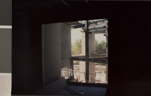 Photograph of interior construction of the Rod Lee Bigelow Health Sciences building, University of Nevada, Las Vegas, circa 1991-1992